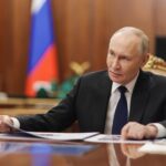 Russian President Putin meets Deputy Defence Minister Tsivileva